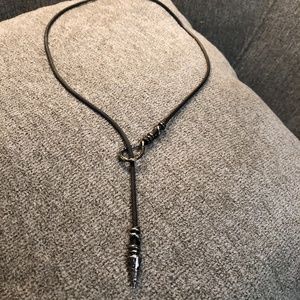 Patricia Locke Signed Silver Lariat